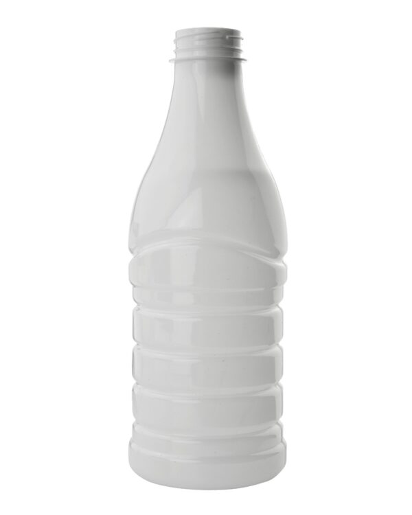 1000 CC Yuvarlak Beyaz Plastik Pet Şişe