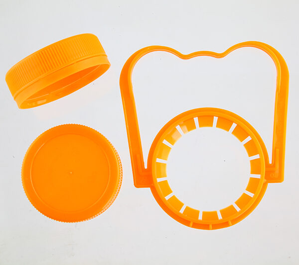 Turuncu Plastik Pet Şişe Kapak Kulp Takım
